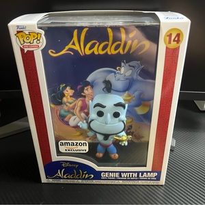EXCLUSIVE FUNKO POP! DISNEY: Aladdin - Genie with Lamp NEW  VHS Covers #14🔥